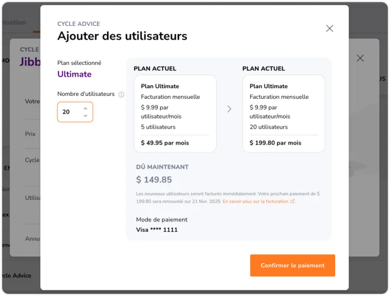 Adding and removing number of users